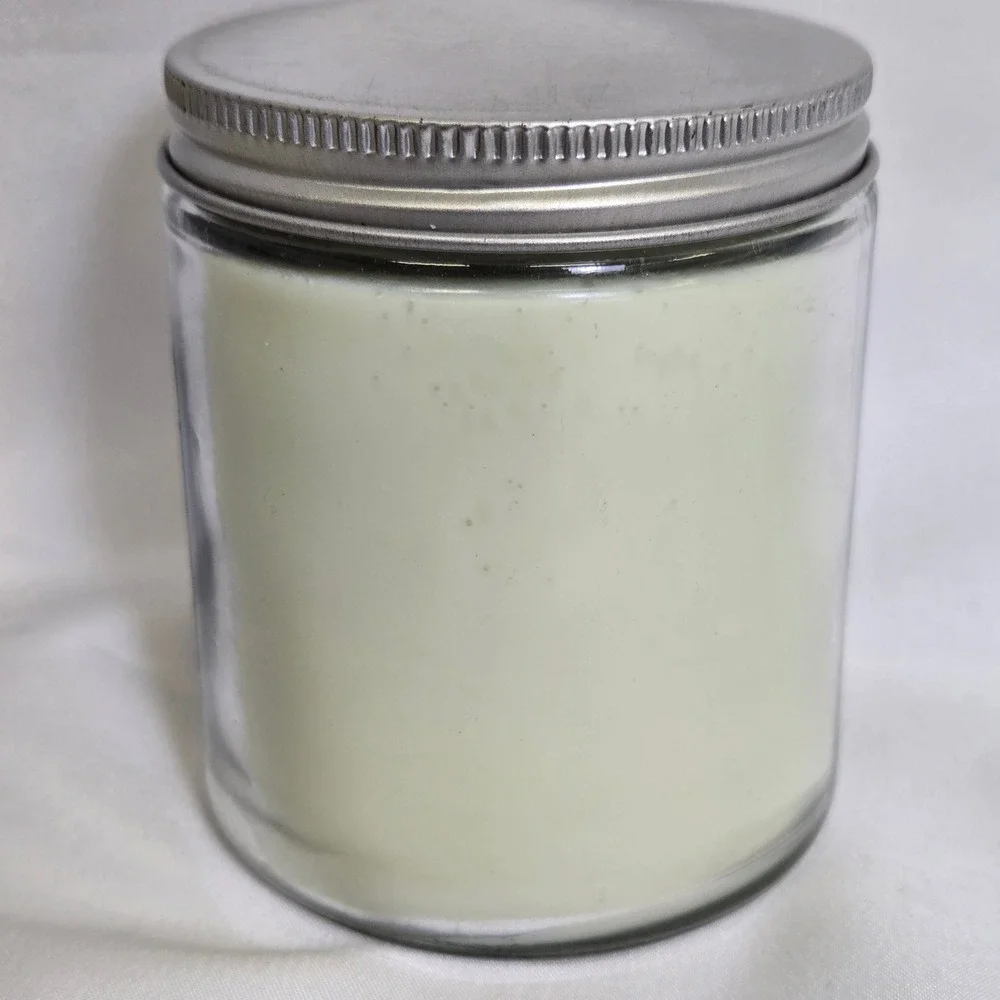 Huntington Home Soy Blend Cucumber Mint Leaf Scented Candle, 6.5 Oz, Single Wick